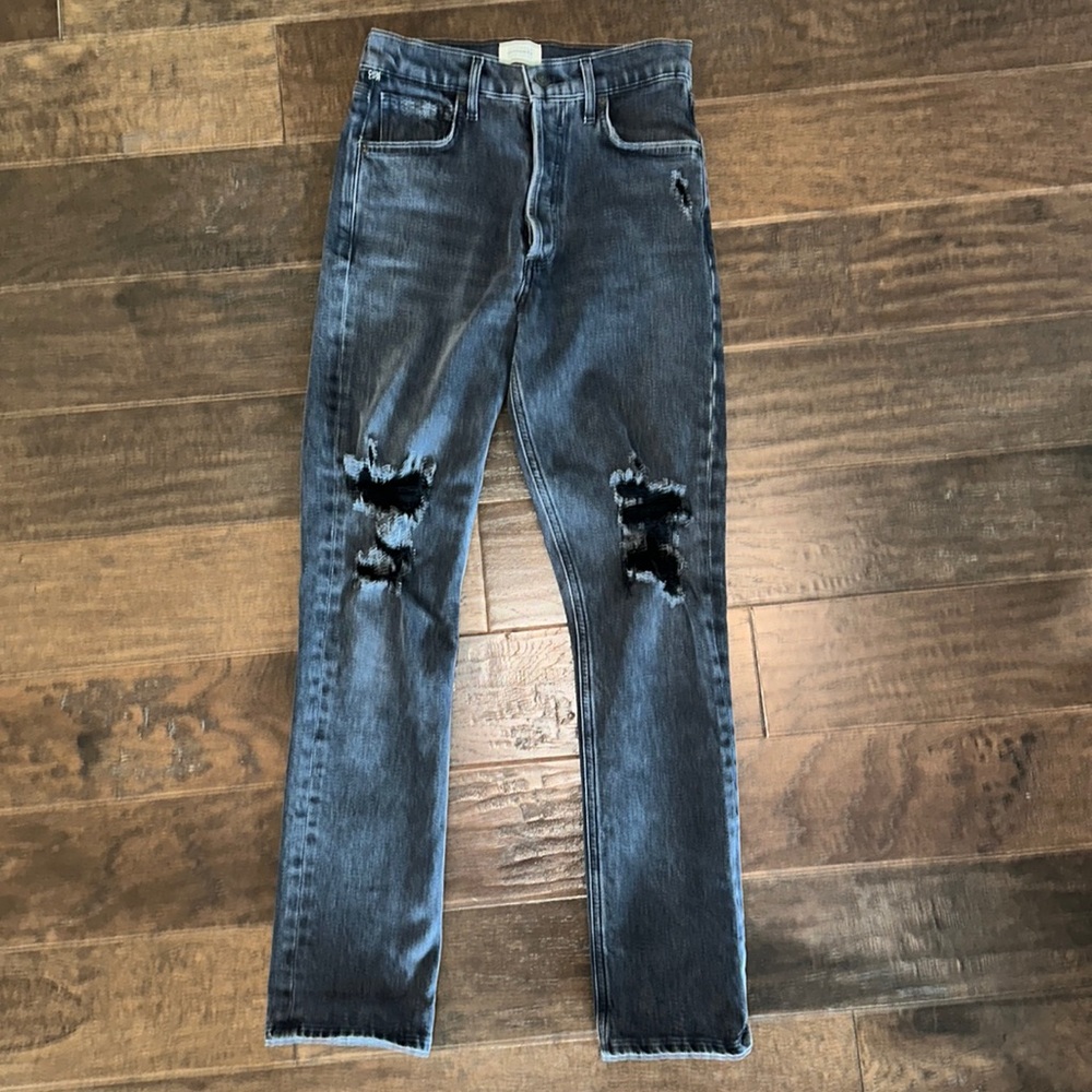 Citizens of Humanity women’s distressed Charlotte jeans, sz 24.